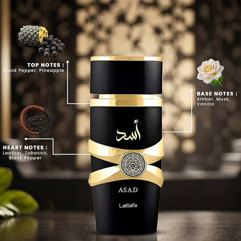 [PROMO BLACK] - Lattafa ASAD - Perfume Árabe (100 ml)