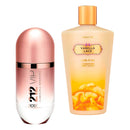 Combo Perfume 212 Rosé e Creme Victoria Secrets 250 ml